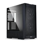 Lian Li Lancool 206 Mid-Tower Computer Case/Gaming Cabinet - Black | Support ATX/Micro-ATX/Mini-ITX | Pre-Installed 2 x 160mm PWM (ARGB) Fans - G99.LAN206RX.in - Image 3