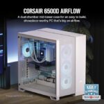 CORSAIR 6500D Airflow Tempered Glass Super Mid-Tower - White - Image 4