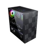 Ant Esports Elite 1000 TG Mid-Tower Computer Case/Gaming Cabinet - Black | Supports M-ATX, ITX with Pre-Installed 1 x 120mm Black Rear Fan - Image 2