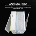 CORSAIR 6500D Airflow Tempered Glass Super Mid-Tower - White - Image 5