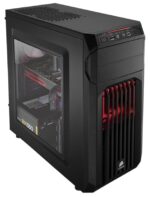 Corsair Carbide Series CC-9011050-WW Mid-Tower Steel Gaming Case with Red LED (Black) - Image 2