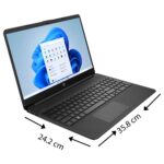 HP 15s-fq2670TU Laptop (11th Gen Intel Core i3-1115G4 Gen Processor | 8 GB RAM | 256GB Solid State Drive | Windows 11 Home | MSO | Full HD | 15.6 inch Screen )