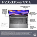 HP ZBook Power 39.6 cm (15.6) G10 A Mobile Workstation PC(AMD Ryzen™ 9 processor | 32 GB ram | 1 TB SSD | 5MP IR Camera | 39.6 cm screen) - Image 5