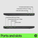 HP Chromebook 35.6 cm x360 2-in-1 Laptop 14a-ca0504TU - Teal(Intel® Celeron® processor | Chrome OS™ | 4 GB RAM | 64 GB SSD | Wide Vision 720p HD camera | 35.6 cm Screen) - Image 7