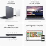 Samsung Galaxy Book4 ( Intel Core i7 1355U Processor | 16GB RAM | 512GB SSD | Windows 11 Home | MS Office 2021 | Fingerprint Reader | Intel Iris XE Graphics | Grey)15.6" Full HD Screen - Image 4