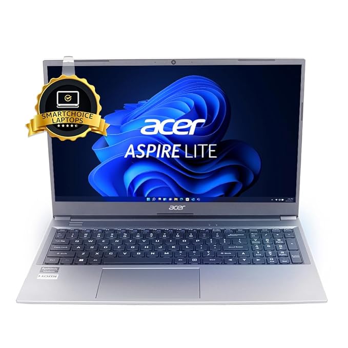 aic1.jpg Acer Aspire Lite AMD Ryzen 7 5700U Premium Thin and Light Laptop (Windows 11 Home | 16 GB RAM | 512 GB SSD | MSO) Metal Body | Steel Gray | 1.6 KG)39.62 cm (15.6") Full HD Display - Image 1
