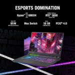 ASUS ROG Strix G17 , 17.3-inch (43.94 cms) FHD Screen 144Hz, AMD Ryzen 7-6800H Gen Processor, RTX 3050 4GB Graphics, Gaming Laptop (16GB RAM | 512GB SSD | Windows 11 | Green | 2.5 Kg), G713RC-HX021W - Image 2