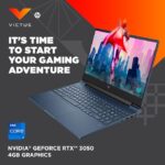 (Refurbished) HP Victus Gaming Laptop 15 (intel core i7 8th Gen Processor | NVIDIA GeForce RTX 3050 | FHD | 16GB DDR4 RAM | 512GB SSD | Backlit KB | Audio by B&O | Windows 11 | MSO 2021 | Blue | 2.29 kg) 15.6-inch (39.6 cm) Display - Image 2