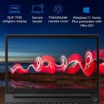 Lenovo ThinkPad E15 Antiglare Thin and Light Laptop  (Intel Core i3 11th Gen Processor | 8GB RAM | 256GB SSD | Windows 11 Home | MS Office H&S 2021 | FPR | Black | 1.7 kg) 15.6-inch (39.62 cm) FHD - Image 3