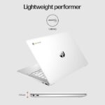 (Refurbished) HP Chromebook x360 Thin & Light Laptop (Intel Celeron N4120 | 4GB LPDDR4 | 64GB eMMC | Intel UHD Graphics | Dual Speakers | BrightView Display | Chrome 64 | White | 1.49 kg | White)14-inch (35.6 cm) Display - Image 7