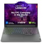 Lenovo Legion Slim 5 Intel Core i7 13620H 16" (40.64cm) WQXGA IPS 165Hz 300Nits Gaming Laptop (16GB RAM | 1TB SSD | Windows 11 | Office 2021 | NVIDIA RTX 4060 8GB | Alexa | 3 Month Game Pass | Storm Grey | 2.4Kg), 82YA00DXIN