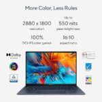 ASUS Zenbook S 13 OLED (2023), 1kg Weight & 1cm Thin, Intel Core EVO i5 13th Gen Processor, 13.3 Inch 2.8K OLED Screen, Thin & Light Laptop (16GB RAM | 512GB SSD | Iris Xe | Windows 11 | Office 2021 | 63WHrs | Blue), UX5304VA-NQ541WS - Image 3