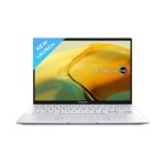 ASUS Zenbook 14 OLED , Intel Core i5-1340P 13th Gen Processor, 14" (35.56 cm) 2.8K 90Hz OLED Screen, Thin & Light Laptop (16GB RAM | 512GB SSD | Iris Xe | Windows 11 | Office 2021 | 75W Battery | Silver | 1.39 kg), UX3402VA-KN542WS