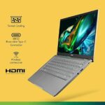 Acer Swift Go 14 Thin and Light Premium Laptop AMD Ryzen 5 7530U Hexa-Core  Gen Processor (8GB RAM | 512 GB SSD | Windows 11 Home | MS Office Home and Student) Pure Silver, SFG14-41, 35.56 Screen cm (14.0") Full HD - Image 2