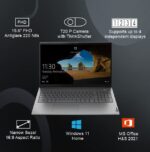 (Renewed) Lenovo ThinkBook 15 Thin and Light Laptop (AMD Ryzen 3 5300U Gen Processor | 8GB RAM | 256GB SSD | Windows 11 | MS Office | Mineral Grey | 1.7 Kg) 15.6" (39.62cm) FHD DIsplay - Image 4