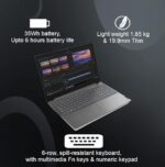 Lenovo V15 Intel Celeron N4500 15.6"Screen (39.62 cm) FHD (1920x1080) Antiglare 250 Nits Thin and Light Laptop (8GB RAM | 256GB SSD | Windows 11 Home | Black | 1Y Onsite | 1.7 kg), 82QYA00MIN - Image 4