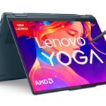 (Refurbished) Lenovo Yoga 7 400Nits Laptop (AMD Ryzen 7 7735U Gen Processor | 16GB RAM | 1TB SSD | Windows 11 | Office 2021 | Backlit KB | Digital Pen | 1Yr Warranty | Alexa | 1.49Kg | Tidal Teal) 14"(35.5cm) OLED Display