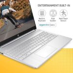 HP 15s intel core i5 12th Gen Processor (8GB RAM |  512GB SSD | Windows 11 |  Intel Iris Xe Graphics | Dual Speakers | Fast Charge |Natural Silver |  Alexa Built-in | MSO 2021 15s)15.6-inch (39.6 cm) Display - Image 3