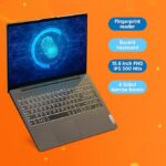Lenovo IdeaPad Slim 5 AMD Ryzen 7 5700U Gen Processor 15.6"Screen(39.62cm) FHD IPS Laptop (16GB RAM | 512GB SSD | Windows 11 | Office 2021 | Backlit KB | Fingerprint | HD Camera | 3 Month Game Pass | Graphite Grey | 1.66Kg), 82LN00JSIN - Image 4