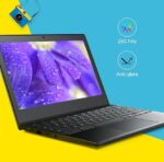 Lenovo IdeaPad Slim 3 Chromebook Intel Celeron N4020 4th Gen  Processor 11.6'' Screen (29.46cm) HD Thin & Light Laptop (4GB RAM | 64GB eMMC | Chrome OS | Upto 10hr Battery | 2W x2 HD Speaker | Onyx Black | 1.12Kg), 82BA001PHA - Image 3