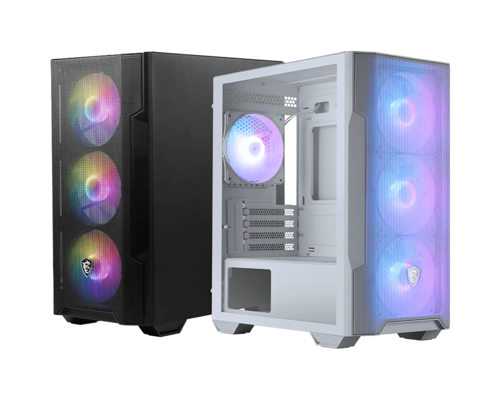 jh201.png MAG FORGE M100R / WHITE Gaming Desktop - Image 1