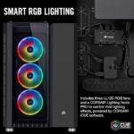 CORSAIR Crystal Series 680X RGB High Airflow Tempered Glass ATX Smart Case, Black - Image 4
