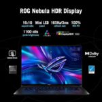 ASUS ROG Flow X16 , 16" (40.64 cm) Mini LED QHD+ 16:10 165Hz/3ms, Touch, AMD Ryzen 9 6900HS Gen Processor, 6GB RTX 3060, 2-in-1 Gaming Laptop (16GB RAM | 1TB SSD | Windows 11 | Office 2021 | Gray | 2.1 Kg), GV601RM-M5039WS - Image 4