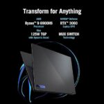 ASUS ROG Flow X16 (2022), 16" (40.64 cm) Mini LED Screen QHD+ 16:10 165Hz 3ms, Touch, AMD Ryzen 9 6900HS, 6GB RTX 3060 Gen Processor, 2-in-1 Gaming Laptop (16GB RAM | 1TB SSD | Windows 11 | Office 2021 | Gray | 2.1 Kg), GV601RM-M5039WS - Image 5