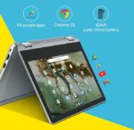 (Refurbished) Lenovo IdeaPad Flex 3 Chromebook  HD 2-in-1 Touchscreen Laptop (Intel Celeron N4500 Gen Processor | 4 GB RAM | 128 GB SSD | 720p Camera | 2Wx2 Speakers | Chrome OS | Arctic Grey | 1.25Kg | Arctic Grey) 11.6"inch Display - Image 2