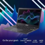 ASUS EeeBook 12 Celeron Dual Core Gen Processor - (4 GB RAM 64 GB EMMC Storage | Windows 11 Home) E210MA-GJ011W Thin and Light Laptop (11.6 Inch Screen, Peacock Blue, 1.05 kg) - Image 3