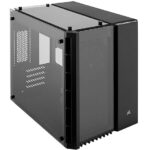 Corsair Crystal 280X Micro-ATX Gaming Case, Tempered Glass - Black