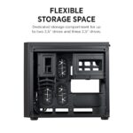 Corsair Crystal 280X Micro-ATX Gaming Case, Tempered Glass - Black - Image 6