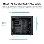 Corsair Crystal 280X Micro-ATX Gaming Case, Tempered Glass - Black - Image 3