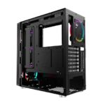 Ant Esports ICE-511MT Mid Tower Mesh Gaming Cabinet Computer Case Supports E-ATX, ATX, Micro-ATX, Mini-ITX Motherboard with Sliding Tempered Glass Side Panel, 4 x 120mm ARGB Front & Rear Fans - Image 6