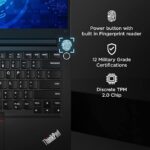 Lenovo ThinkPad E14 Intel Core i3 11th Gen Processor 14-inch Screen  (35.56cm) FHD Antiglare Thin and Light Laptop (4GB RAM | 256GB SSD | Windows 11 Home | FPR | Black | 1.59 kg), 20TAS18U00 - Image 6