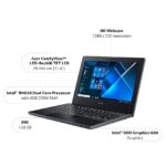 Acer Travelmate Business Laptop Intel Celeron N4020 Dual-core Gen Processor (4GB RAM DDR4 | 128GB SSD | Windows 10 Home | Spill Resistant Keyboard) TMB311-31 with 29.4 cm Screen (11.6 Inches) HD Display, Black - Image 5