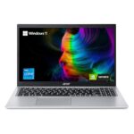 Acer Aspire 5 Thin and Light Laptop 11th Gen Intel Core i5 Processor (8 GB RAM | 512 GB SSD | NVIDIA GeForce MX450 | Windows 11 Home | MS Office Home & Student) Backlit Keyboard, A515-56G 15.6"Screen Full HD Display, Silver, 1.7 KG