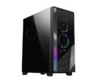 GIGABYTE AORUS C500 Glass - Black Mid Tower PC Gaming Case, Tempered Glass, USB Type-C, 4X ARBG Fans Included (GB-AC500G ST)
