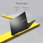 ASUS Vivobook Pro 15 OLED, AMD Ryzen 5 5600H Gen Processor, 15.6" (39.62 cm) FHD OLED Screen, Thin & Light Laptop (16GB RAM | 512GB SSD | 4GB RTX 3050 | Windows 11 | Office 2021 | Backlit KB | FP Sensor | Silver | 1.65 kg), M3500QC-L1502WS - Image 3