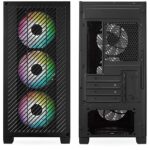Cooler Master Elite 301 ARGB (M-ATX) Mini Tower Cabinet (Black) - Image 2