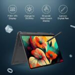 Lenovo IdeaPad Flex 5 Intel Core i3 12th Gen Processor 14" Screen (35.56cm) WUXGA IPS 2-in-1 Convertible Touchscreen Laptop (8GB RAM | 512GB SDD | Windows11 | Office 2021 | Backlit | FPR | 3months Game Pass | Storm Grey | 1.5Kg), 82R700ASIN - Image 2