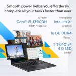 (Refurbished) ASUS Vivobook 16 Thin & Light Laptop (Intel Core i9-13900H 13th Gen Processor | 16GB RAM | 1TB SSD | Windows 11 | Office 2021 | Backlit KB | Fingerprint | Black | 1.88 kg) 16" (40.64 cm) FHD - Image 3