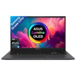 ASUS Vivobook Pro 15 OLED, AMD Ryzen 7 5800H Gen Processor, 15.6" (39.6 cm) OLED Screen, Thin & Light Laptop (16GB RAM | 1TB SSD | 4GB NVIDIA GeForce RTX 3050 | Windows 11 | Office 2021 | Fingerprint | Silver | 1.65 kg), M3500QC-L1712WS