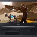 Acer Aspire 7 AMD Ryzen 5 Hexa Core 5500U Gen Processor 15.6 inches Screen Gaming Laptop (8GB RAM | 512GB SSD | Windows 11 Home | 4GB Graphics | NVIDIA GeForce GTX 1650) A715-42G, Black, 2.15Kg