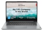 Lenovo IdeaPad Slim 1 Intel Celeron N4020 14" Screen(35.5cm) HD 220nits Thin and Light Laptop (8GB RAM | 256GB SDD | Windows 11 | Office 2021 | 1Yr Warranty + ADP | 3months Game Pass | Cloud Grey | 1.3Kg), 82V6006EIN