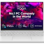 Lenovo Yoga Slim7 Carbon Touch Laptop (Intel Evo i7 1260P Gen Processor | 16GB RAM | 1TB SSD | Windows 11 | Office 2021 | Backlit KB IR Cam | 1Yr Warranty Alexa | Moon White | 1kg) 13.3"(33.78cm) QHD
