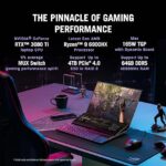 ASUS ROG Zephyrus Duo 16 Dual Screen Laptop, 16" (40.64 cm) UHD+/FHD Screen+ 120Hz/240Hz/3ms, AMD Ryzen 9 6900HX Gen Processor, 16GB RTX 3080 Ti, Gaming Laptop (32GB RAM | 2TB SSD | Windows 11 | Office | Black | 2.55 Kg), GX650RXZ-LB226WS - Image 4